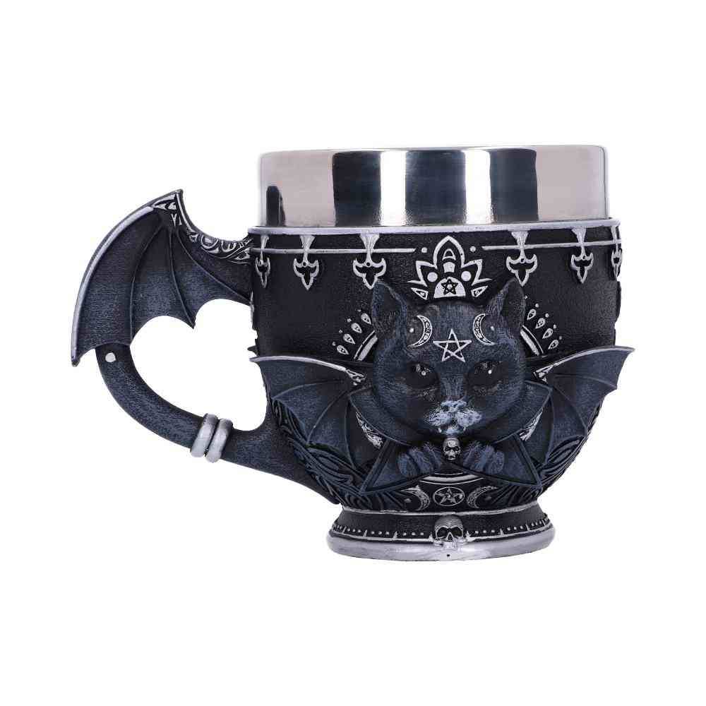 Nemesis Now Nemesis Now Pinkys Up Malpuss 11cm Beeld figuur Multico Nemesis Now Nemesis Now Pinkys Up Malpuss 11cm Beeld figuur Multico